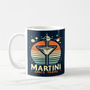 Martini Space Travel Lift Off Logo Coffee Mug
