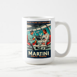 Martini Space Travel Poster Sci-Fi Films In Space Coffee Mug