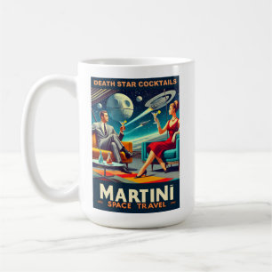 Martini Space Travel Posters Death Star Cocktails Coffee Mug