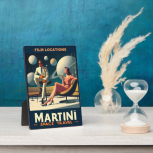 Martini Space Travel Posters Film Locations Plaque