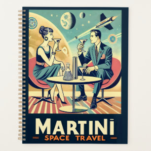 Martini Space Travel Posters Flight Crew Planner