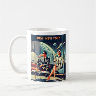 Martini Space Travel Posters New, New York Coffee Mug