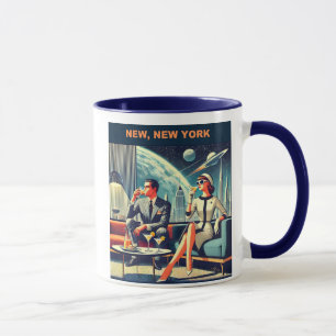 Martini Space Travel Posters New, New York Mug