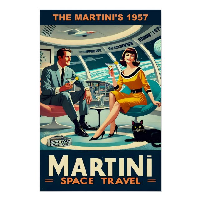Martini Space Travel Posters The Martini's 1957 (Front)