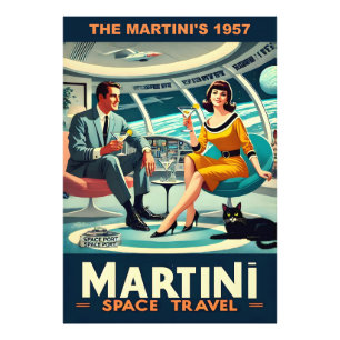 Martini Space Travel Posters The Martini's 1957