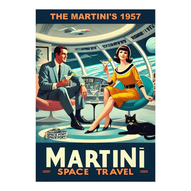 Martini Space Travel Posters The Martini's 1957 (Front)