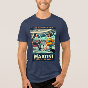 Martini Space Travel Posters The Martini's 1957 Tri-Blend Shirt