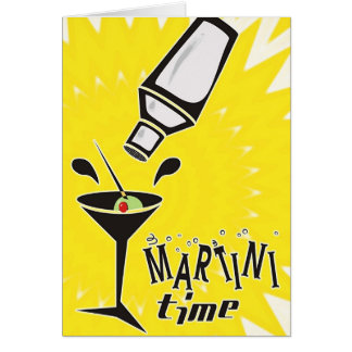 Martini Time (Blank Card / Customise)
