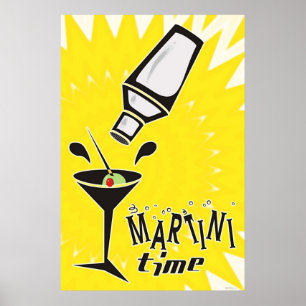 Martini Time Poster