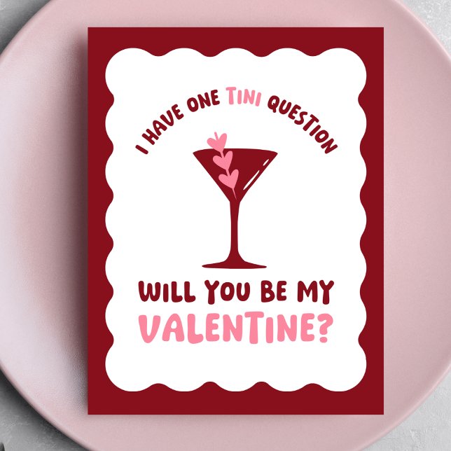  Martini Valentine Card – Chic & Trendy Fun Hearts (Creator Uploaded)