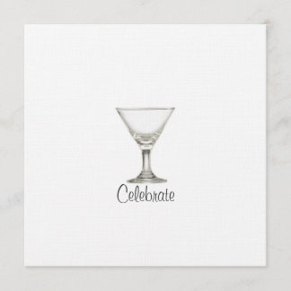 Martini Wedding Invitation