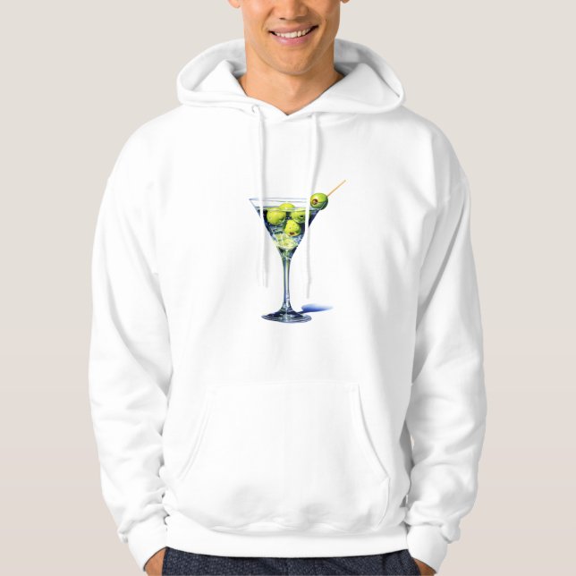 Martini With Olives Hoodie (Front)