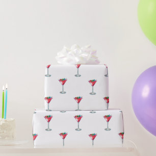 martini wrapping paper