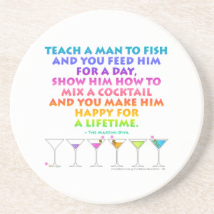 MARTINI ZEN - Happy for a Lifetime Coaster