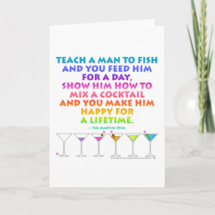MARTINI ZEN - Happy for a Lifetime Greeting Note C Card