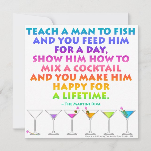 MARTINI ZEN - Happy for a Lifetime Invitation (Front)