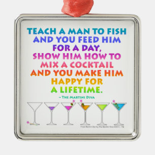 MARTINI ZEN - Happy for a Lifetime Ornament