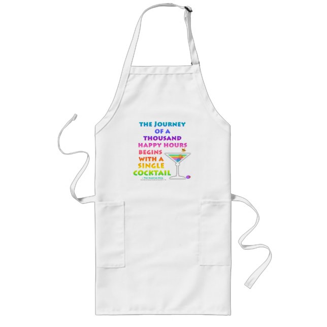 MARTINI ZEN Happy Hour Apron (Front)