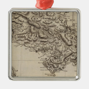 Martinico 2 metal tree decoration