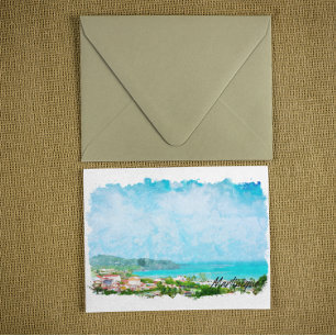 Martinique Caribbean Tropical Island Postcard