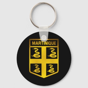 Martinique Emblem Key Ring