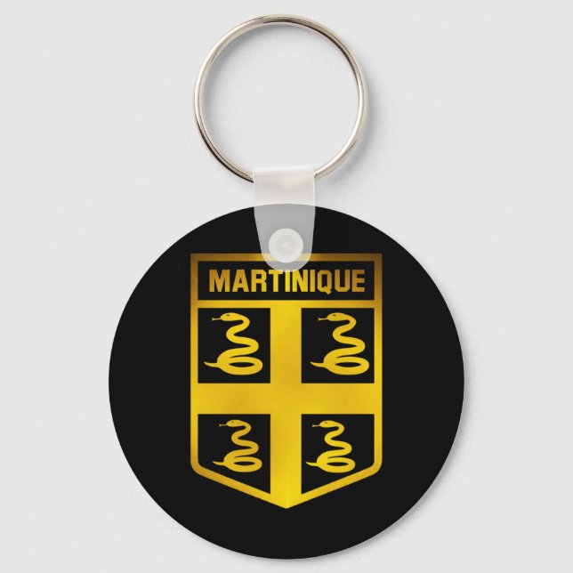 Martinique Emblem Key Ring (Front)