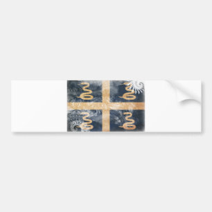 Martinique Flag Bumper Sticker