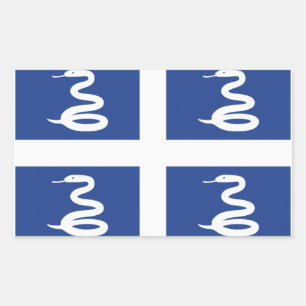 Martinique Flag Rectangular Sticker