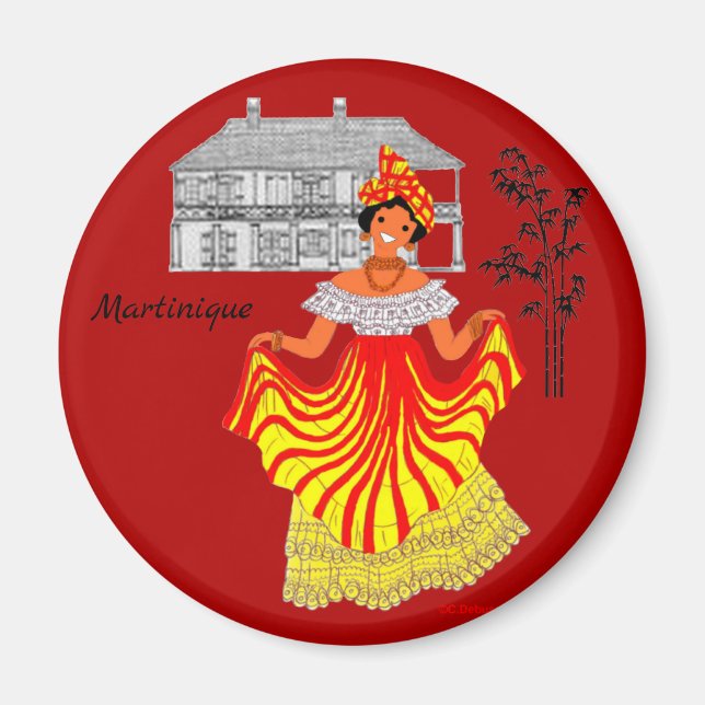Martinique, France Magnet (Front)