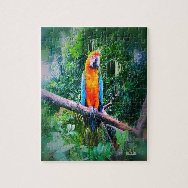 Martinique Macaw Jigsaw Puzzle (Vertical)