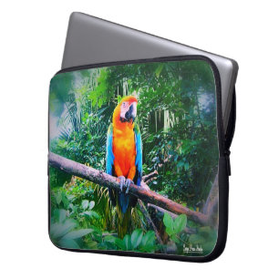 Martinique Macaw Laptop Sleeve