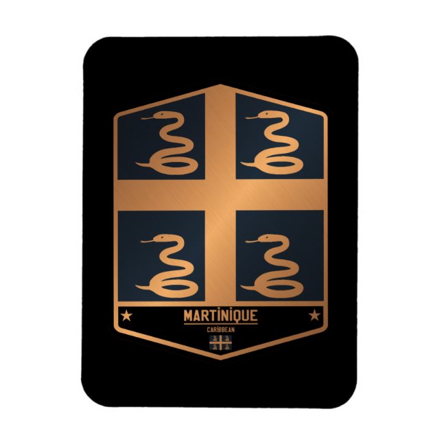 Martinique Magnet (Vertical)