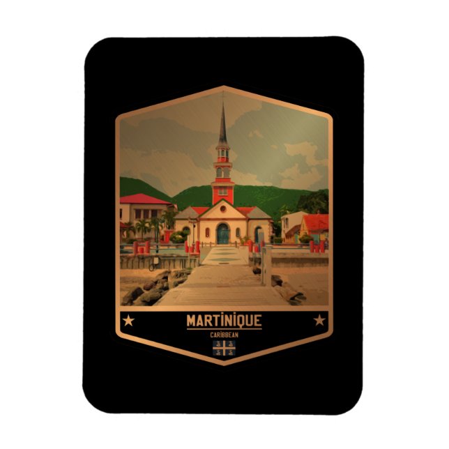 Martinique Magnet (Vertical)