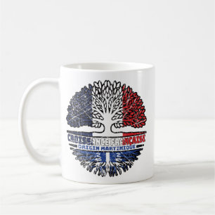 Martinique Martinican French France Tree Roots Coffee Mug