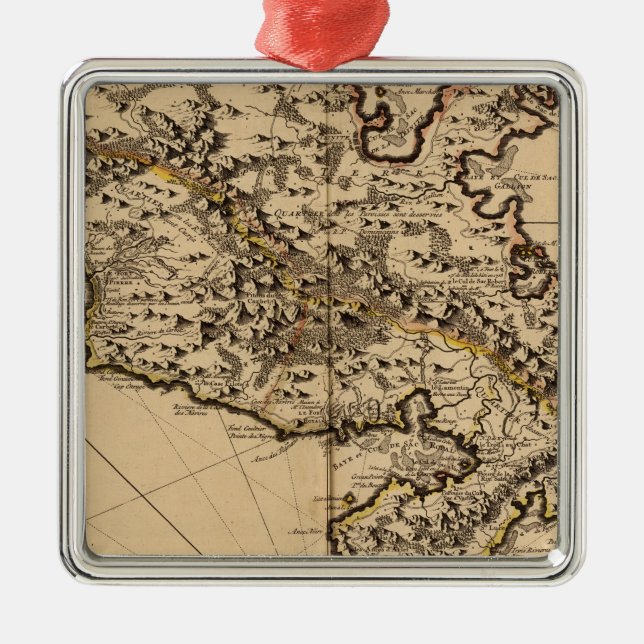 Martinique Metal Tree Decoration (Front)