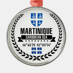 Martinique Metal Tree Decoration