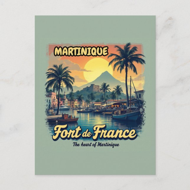 MARTINIQUE POSTCARD (Front)