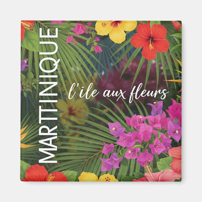 Martinique Souvenir Magnet (Front)
