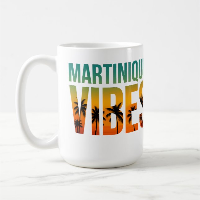 Martinique Vibes Mug | Tropical Sunset (Left)