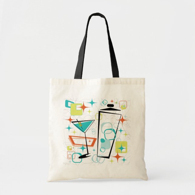 Martinis A Go-Go Tote Bag (Front)