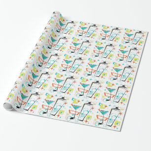Martinis A Go-Go Wrapping Paper