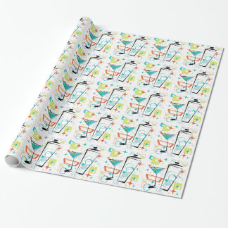 Martinis A Go-Go Wrapping Paper