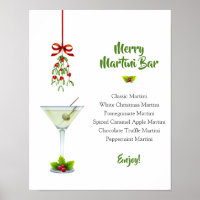 Martinis and Mistletoe Christmas Bar