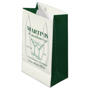 Martinis & Matrimony Bachelorette Weekend Small Gift Bag