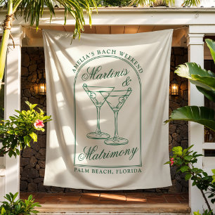 Martinis & Matrimony Bachelorette Weekend Tapestry