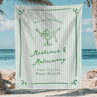 Martinis & Matrimony Green Bachelorette Party
