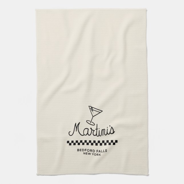 Martini's Tea Towel (Vertical)