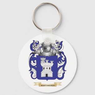 Martinovich Coat of Arms (Family Crest) Key Ring