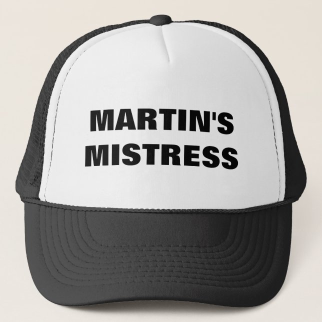 MARTIN'S MISTRESS TRUCKER HAT (Front)