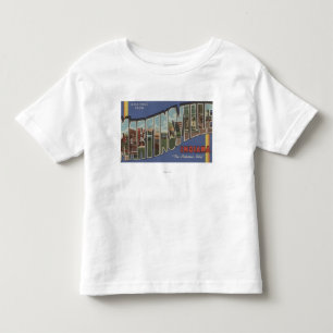 Martinsville, Indiana - Large Letter Scenes Toddler T-Shirt